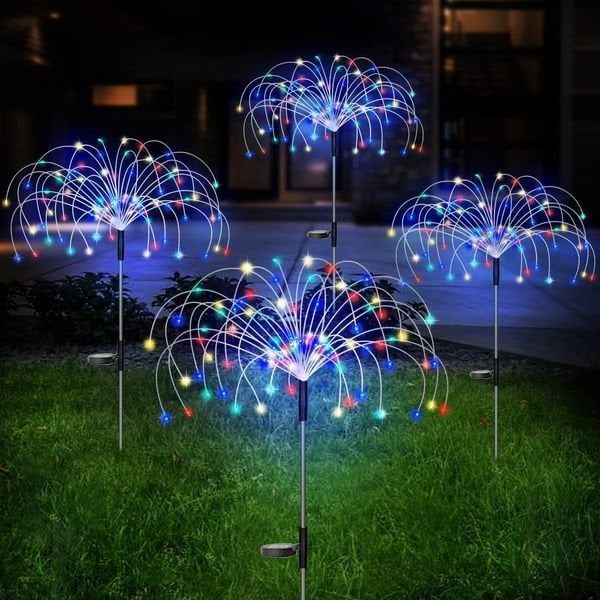 🔥BIG SALE -49% OFF🔥🔥-Waterproof  Solar Garden  Fireworks Lamp