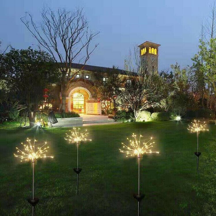 🔥BIG SALE -49% OFF🔥🔥-Waterproof  Solar Garden  Fireworks Lamp