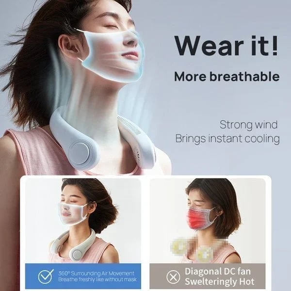 49% OFF-🔥🔥pre-season specials Portable Neck Fan